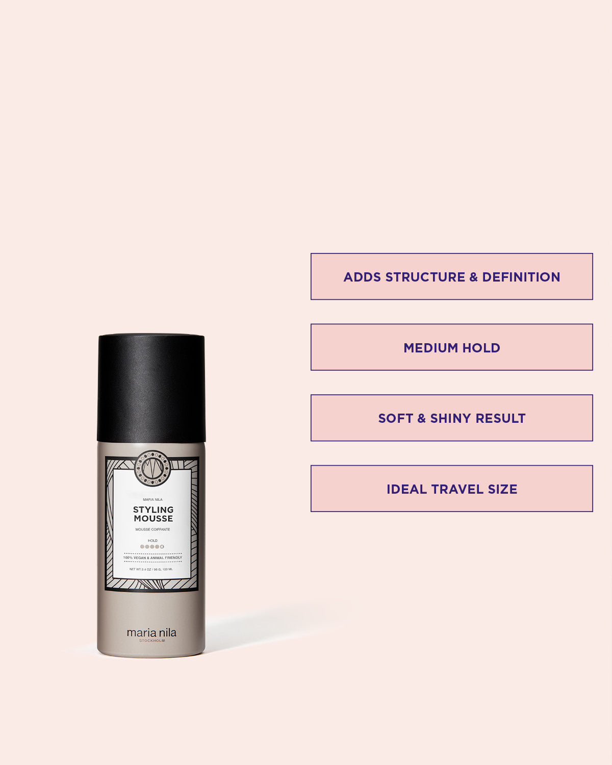 Maria Nila Styling Mousse 100 ml eigenschappen