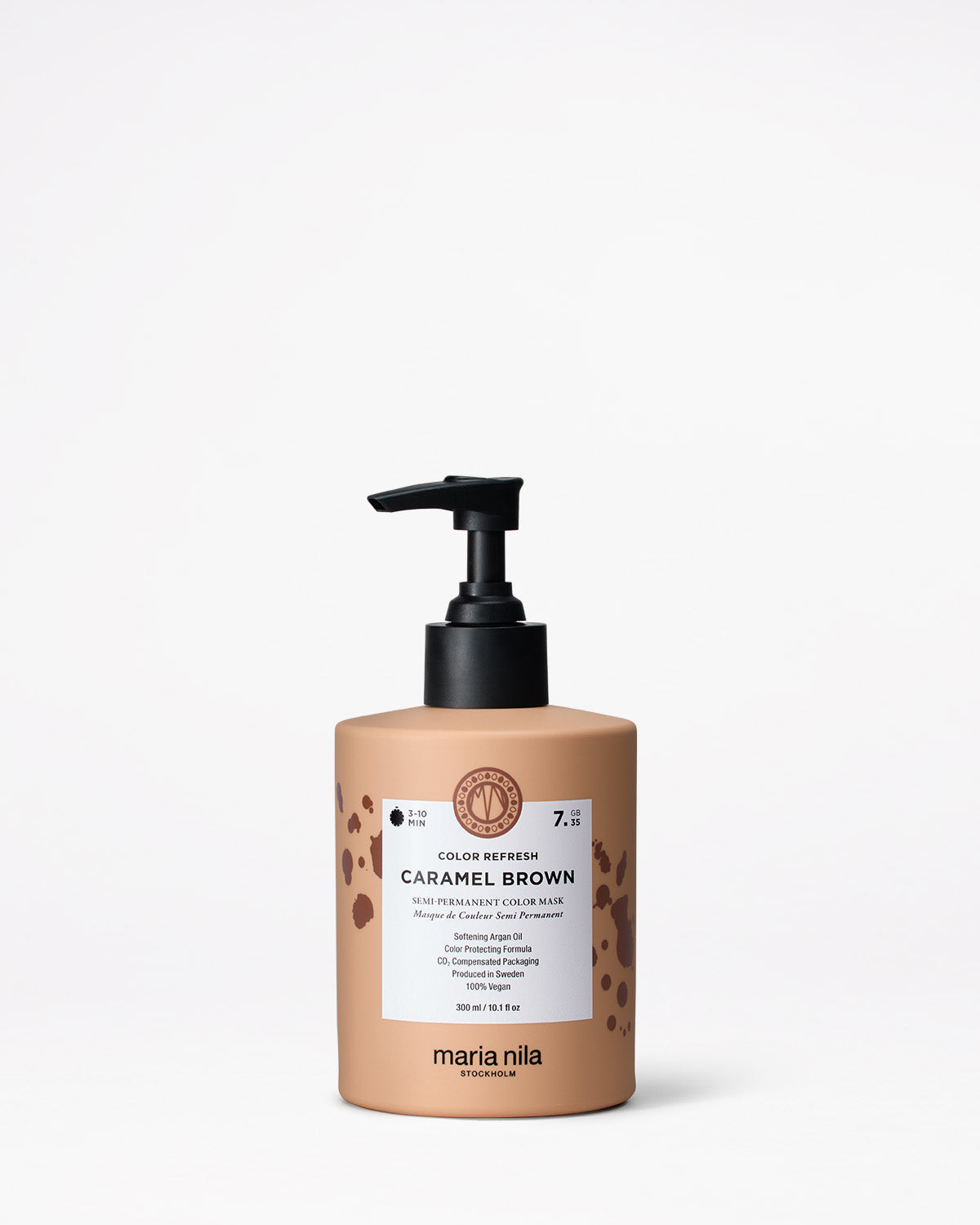 Maria Nila Colour Refresh Caramel Brown kleurmasker in 100 en 300 ml