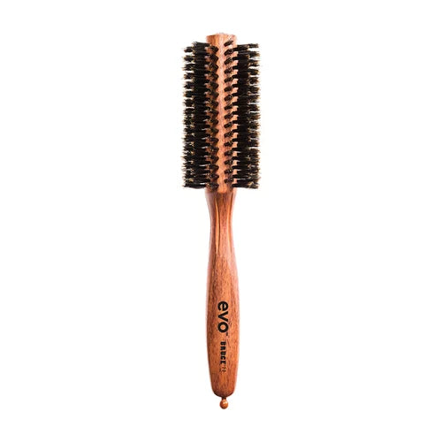 EVO Bruce Natural Bristle Brush - 22 mm, 28mm of 38 mm - voor mooi stijl en glad haar