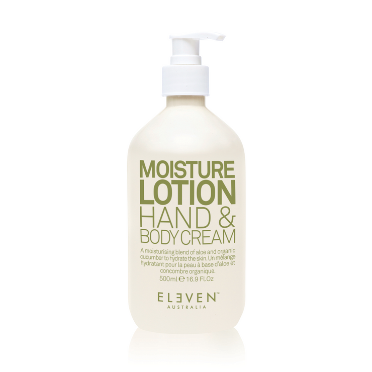 Eleven Moisture Lotion Hand & Body Cream - 500 ml - ideale dagelijkse verzorging voor de huid
