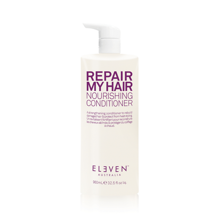 Eleven Repair My Hair Nourishing Conditioner - 200 en 960 ml - een rijke conditioner die het haar maximaal voedt en herstelt