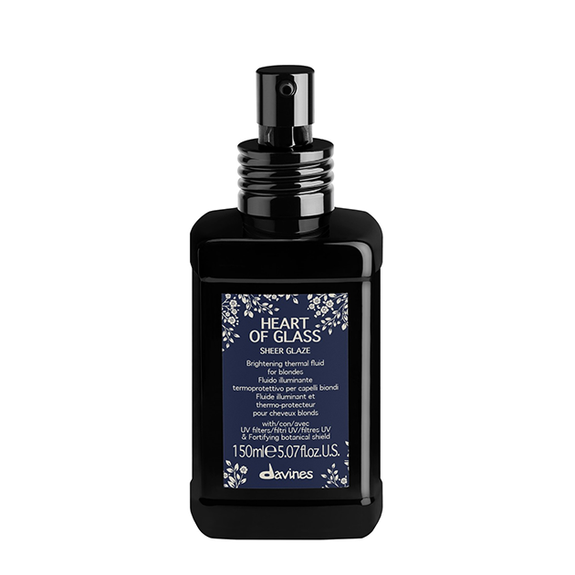 Davines Heart of Glass Sheer Glaze - 150 ml - Verhelderende fluid voor natuurlijk en behandeld blond haar