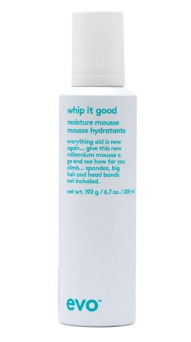 EVO Whip it Good Moisture Mousse - 200ml - een hydraterende, smoothing mousse die zachte controle geeft