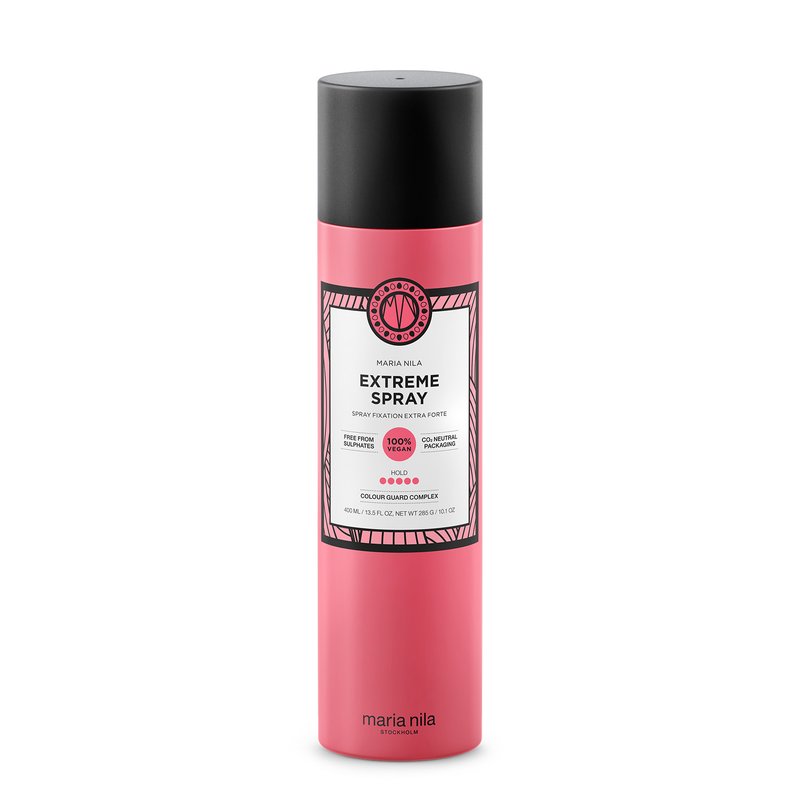 MARIA NILA EXTREMESPRAY - 400ml - STYLE & FINISH - Spray met een sterke hold om het haar mooi in model te houden.