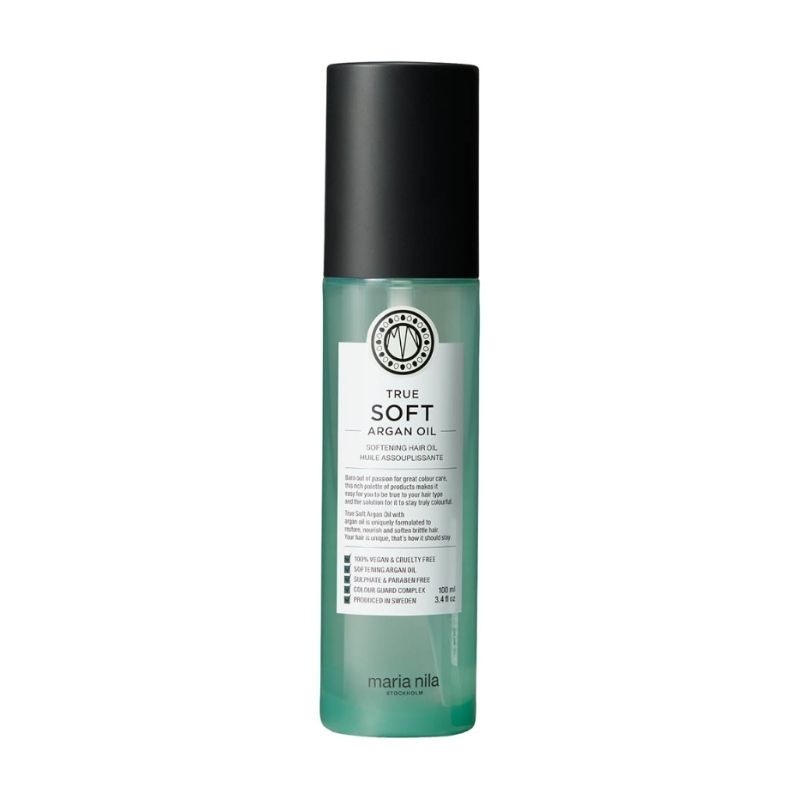 MARIA NILA TRUE SOFT ARGAN OLIE - 100ml - maakt je haar glad, dag kroes