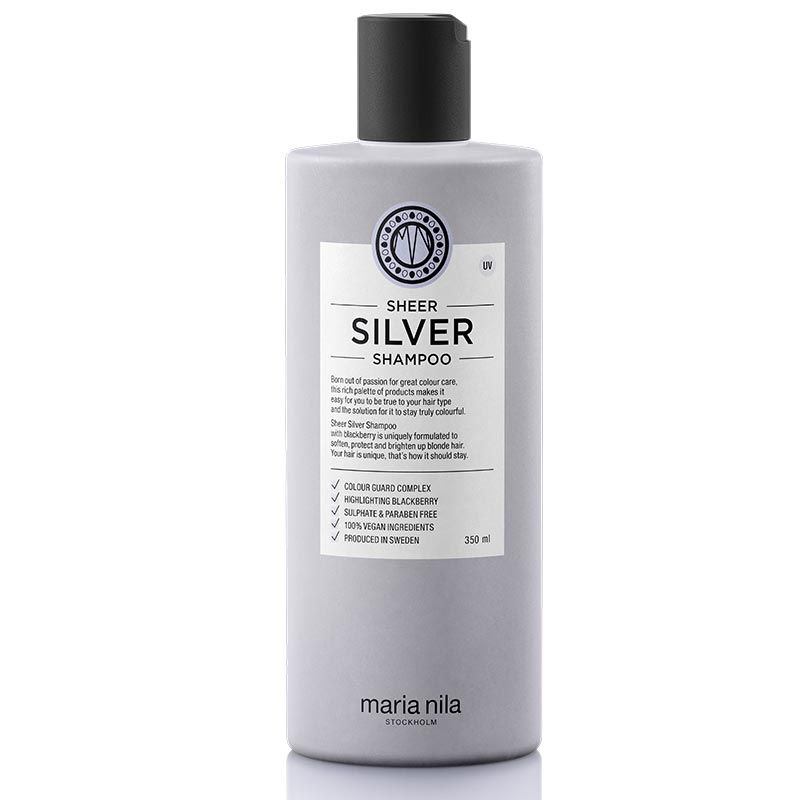 MARIA NILA SHEER SILVER SHAMPOO - 350 ml - voor blond, grijs en zilvergrijshaar