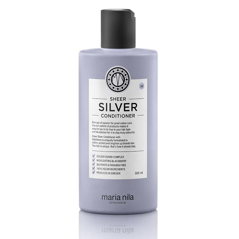 MARIA NILA SHEER SILVER CONDITIONER - 300 ml - ontwikkeld voor blond, grijs en zilvergrijshaar