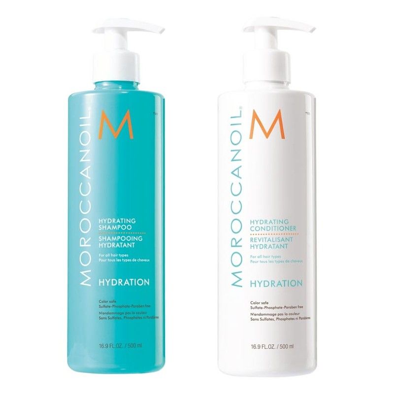 Moroccanoil Hydration Shampoo & Conditioner Duo- 2x 500ml - optimaal hydrateren van het haar