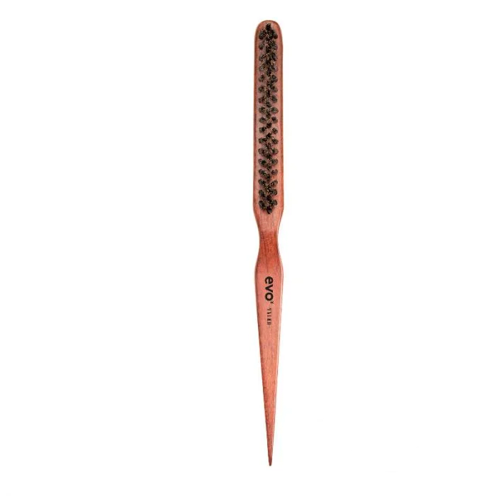 EVO tyler natural bristle teasing borstel - gemaakt van gecertificeerd, lichtgewicht hardhout