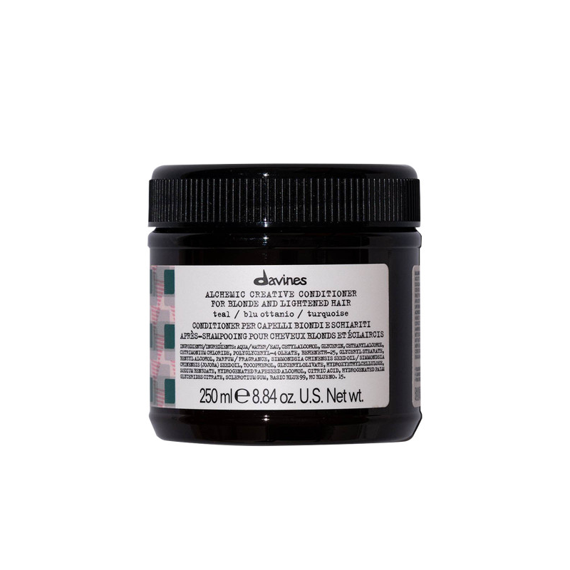 Davines Creative Conditioner Teal - 250 ml - Directe pigmenten om creatieve kleuren te creëren