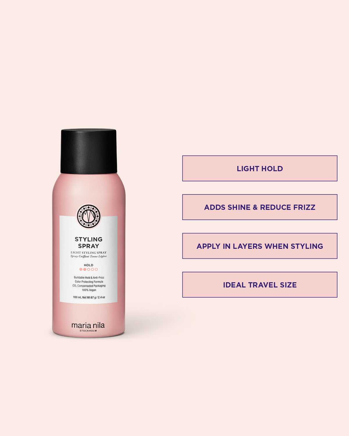 Maria Nila Styling Spray 100 ml eigenschappen