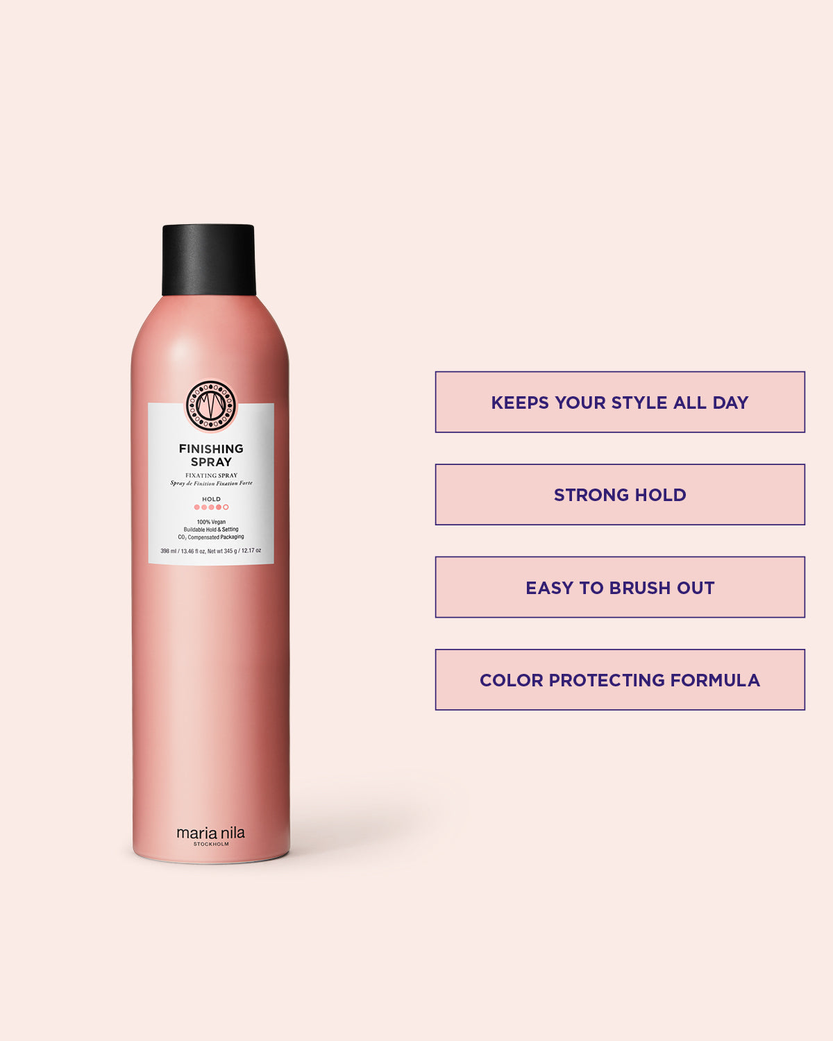 Maria Nila Finishing Spray 400 ml eigenschappen