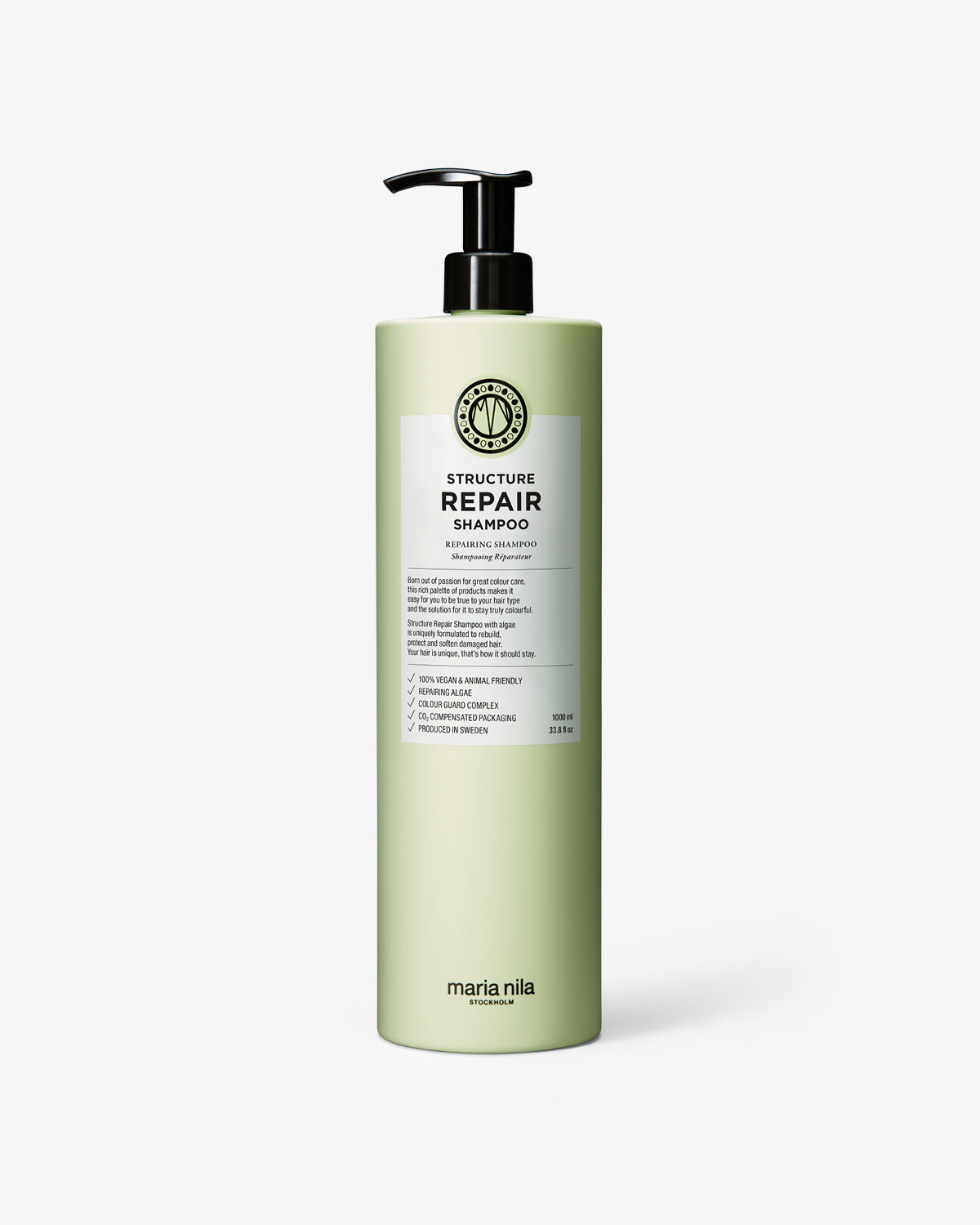 Maria Nila Structure Repair Shampoo 1000 ml pompfles