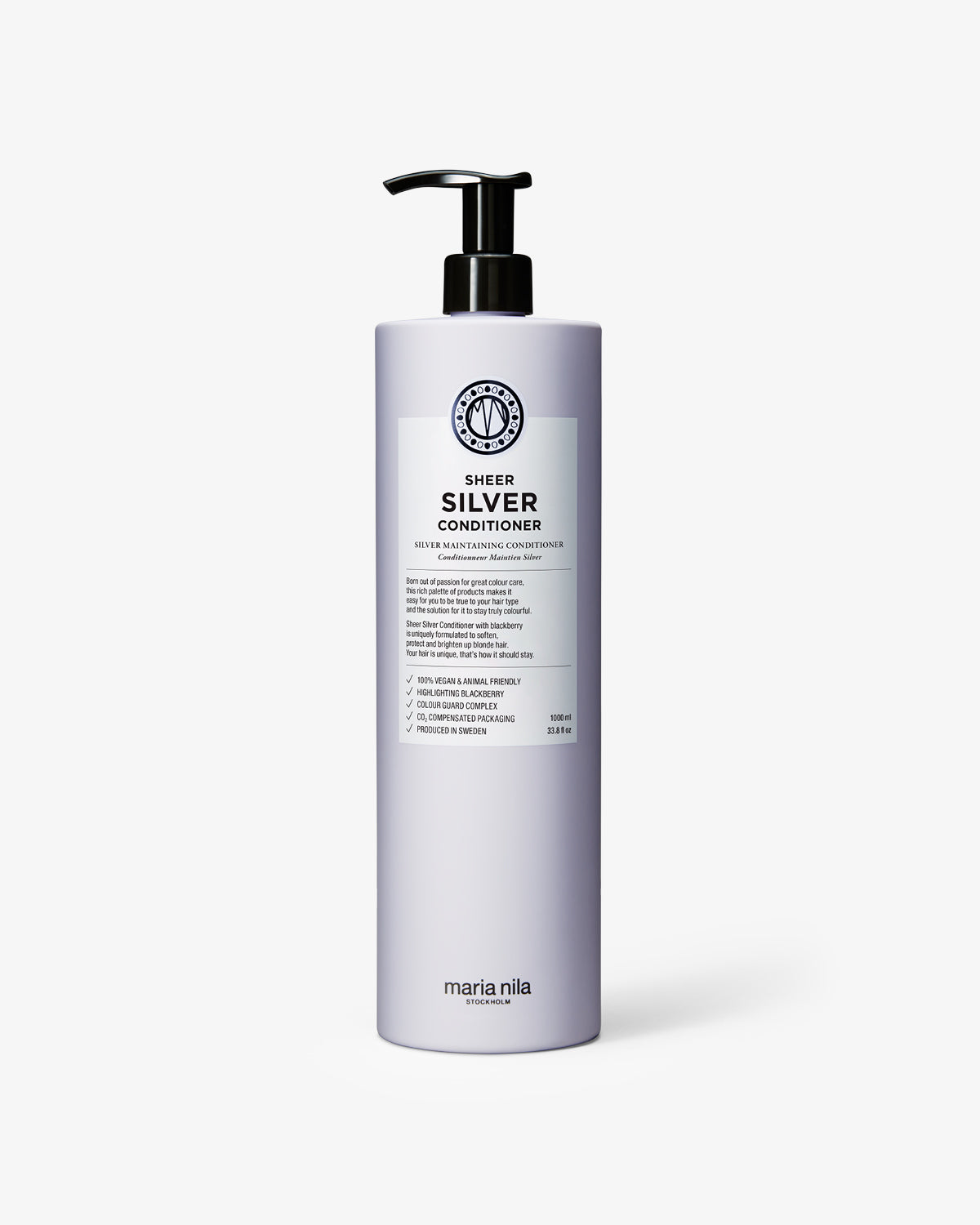 Maria Nila Sheer Silver Conditioner 1000 ml literfles