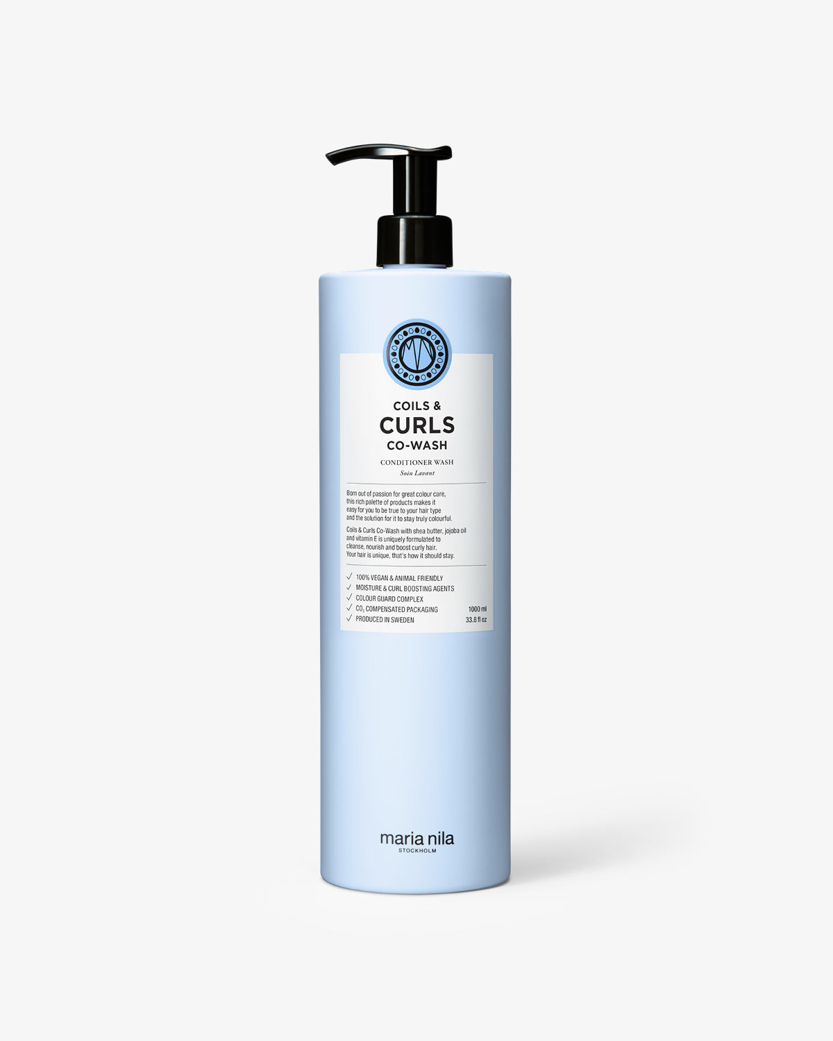 Maria Nila Coils & Curls Co-wash 1000 ml salonformaat