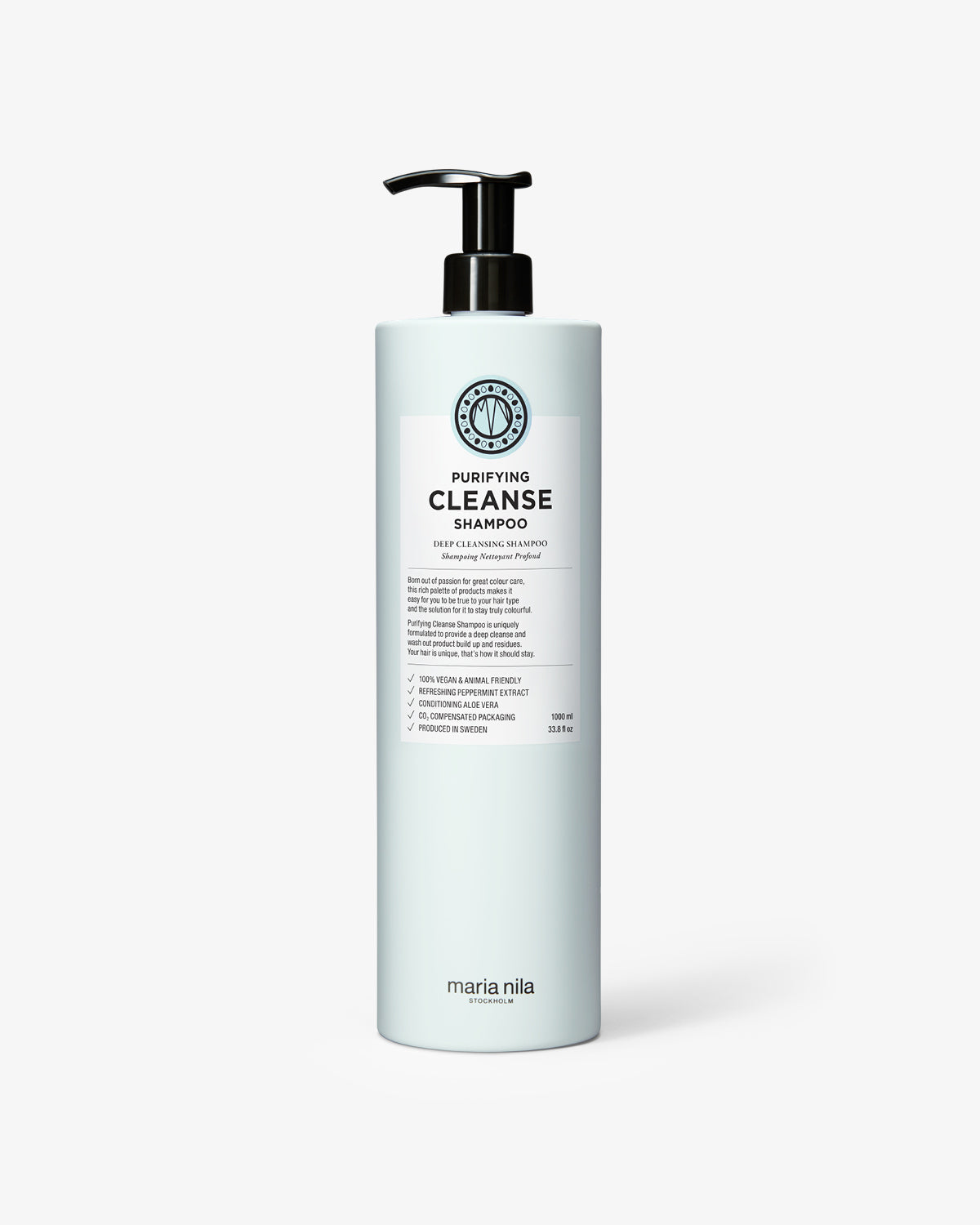 Maria Nila Purifying Cleanse Shampoo 1000 ml salonformaat