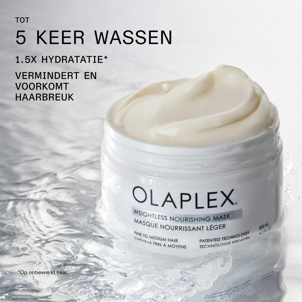 Olaplex Weightless Nourishing Mask - voordelen