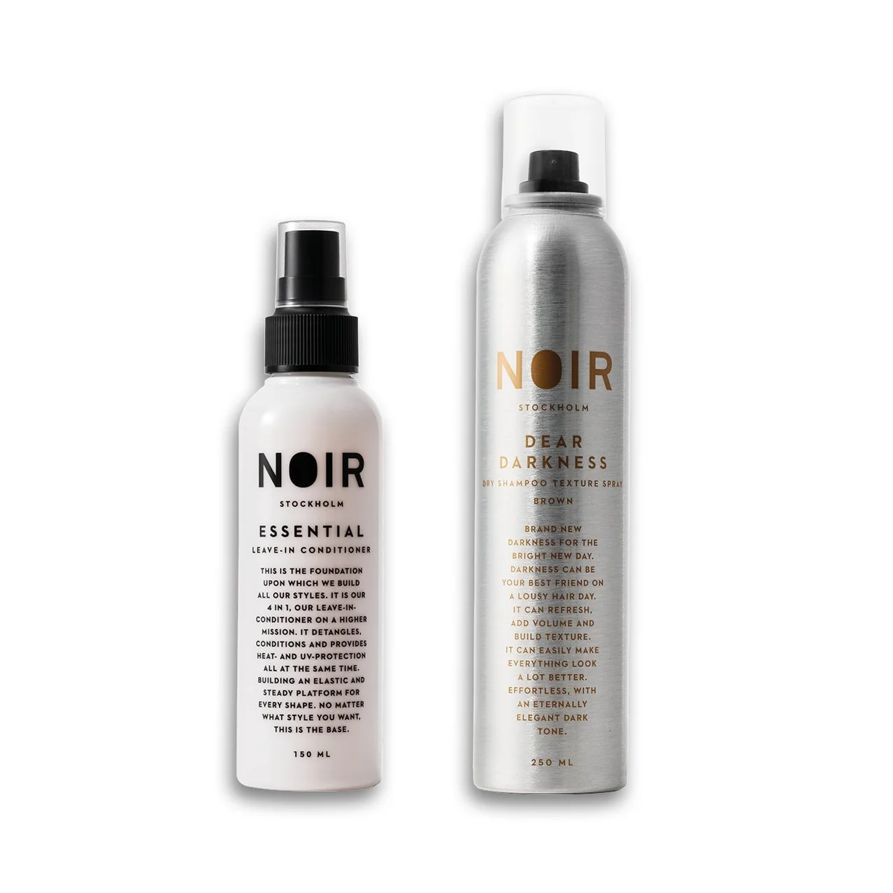 NOIR Stockholm - Essential Leave-In & Dear Darkness - Voordeelbundel