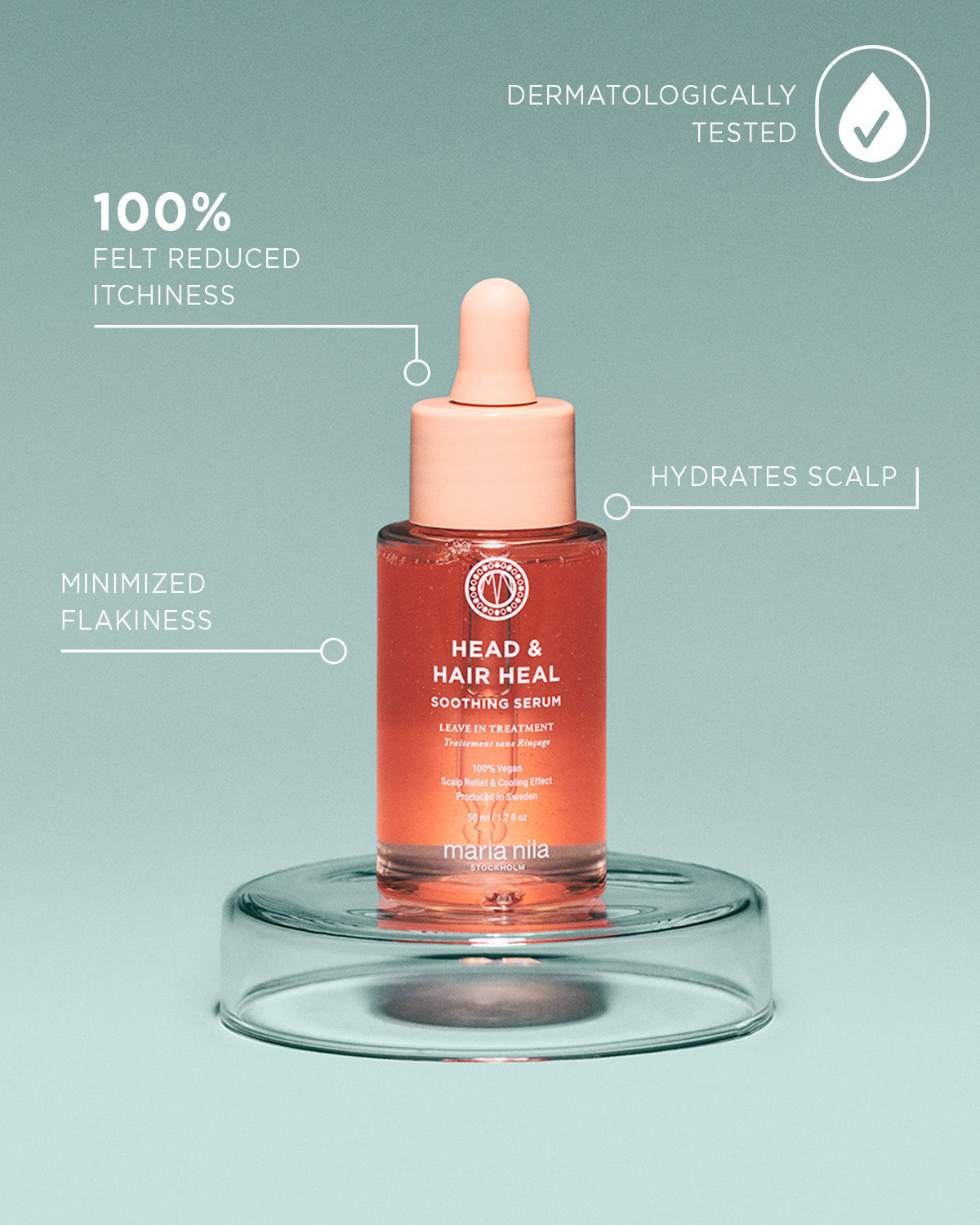 Maria Nila Head & Hair Heal Soothing Serum 50 ml met productvoordelen