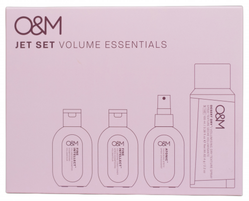 O&M Jet Set Volume Essentials Travel Box – gesloten cadeaubox