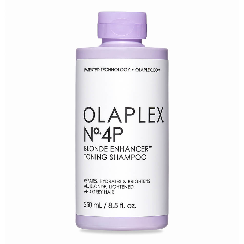 Olaplex No.4P Blonde Enhancer Toning Shampoo - 250 ml - helder blond haar met zilvershampoo
