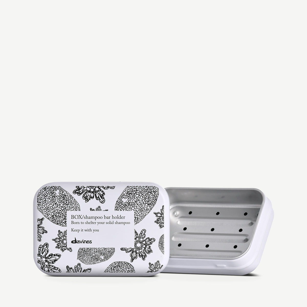 Davines Shampoo Bar Box aluminium bewaardoos
