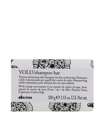 Davines VOLU Shampoo Bar - 100g -  Rijk aan mineralen zoals fosfor, ijzer, calcium en vitaminen A, B en C voor vol en volumineus haar