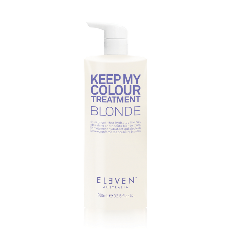 Eleven Keep My Colour Blonde Treatment - 200 en 960 ml - Versterkt de frisse blonde tint en neutraliseert geeltinten