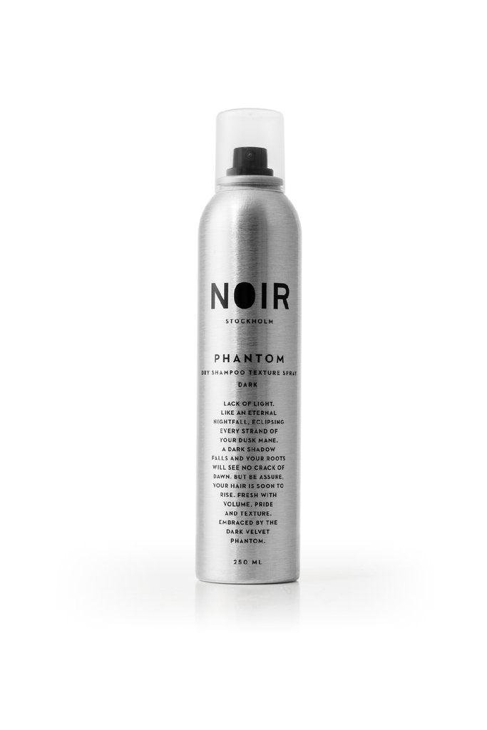 NOIR STOCKHOLM Phantom Dry Shampoo and Texturising Spray - 250 ml - Droogshampoo voor donker haar