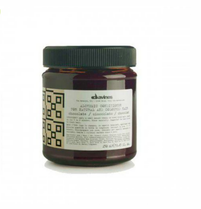 Davines Alchemic System Chocolate Conditioner voor donkerbruin en zwart haar - 250 ml
