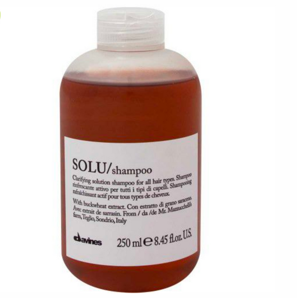 Davines Solu Refreshing Solution Shampoo -250 ml - gerstextract, parabenen vrij