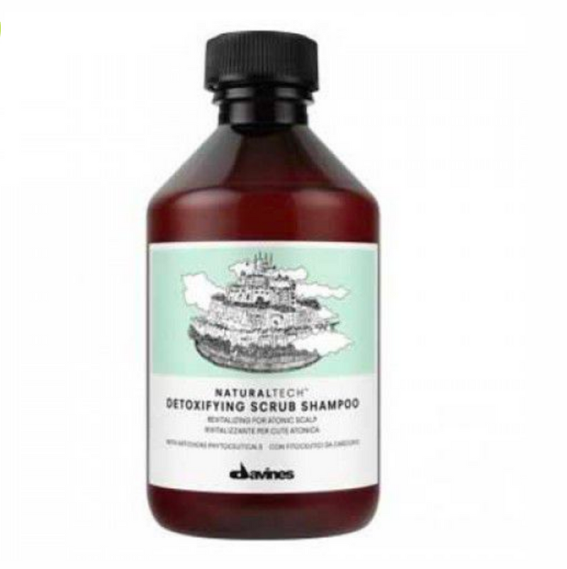 Davines NT Detoxifying Scrub Shampoo -250 ml - voor een zachte maar diepgaande reiniging van de hoofdhuid
