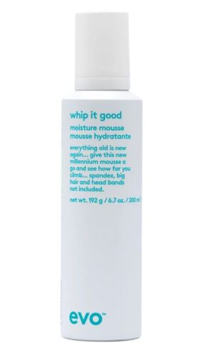 EVO Whip it Good Moisture Mousse - 200ml -  een hydraterende, smoothing mousse die zachte controle geeft