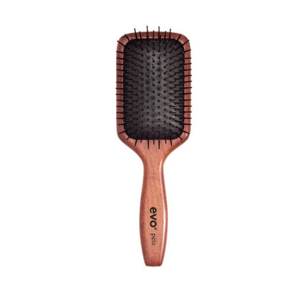 EVO Pete iconic paddle borstel - gemaakt van gecertificeerd, lichtgewicht hardhout