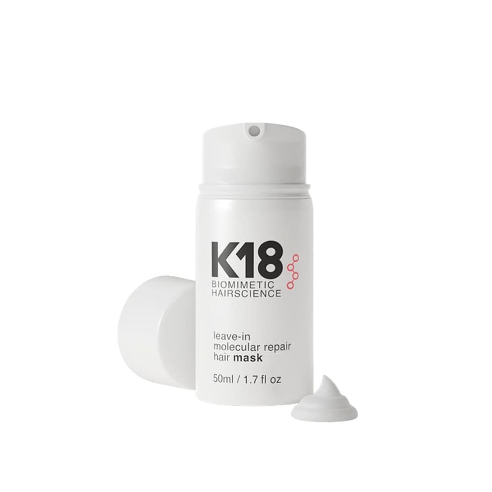 K18 Hair Leave-in Molecular Repair Mask - 5, 50 of 150 ml - geschikt voor haar dat beschadigd is geraakt