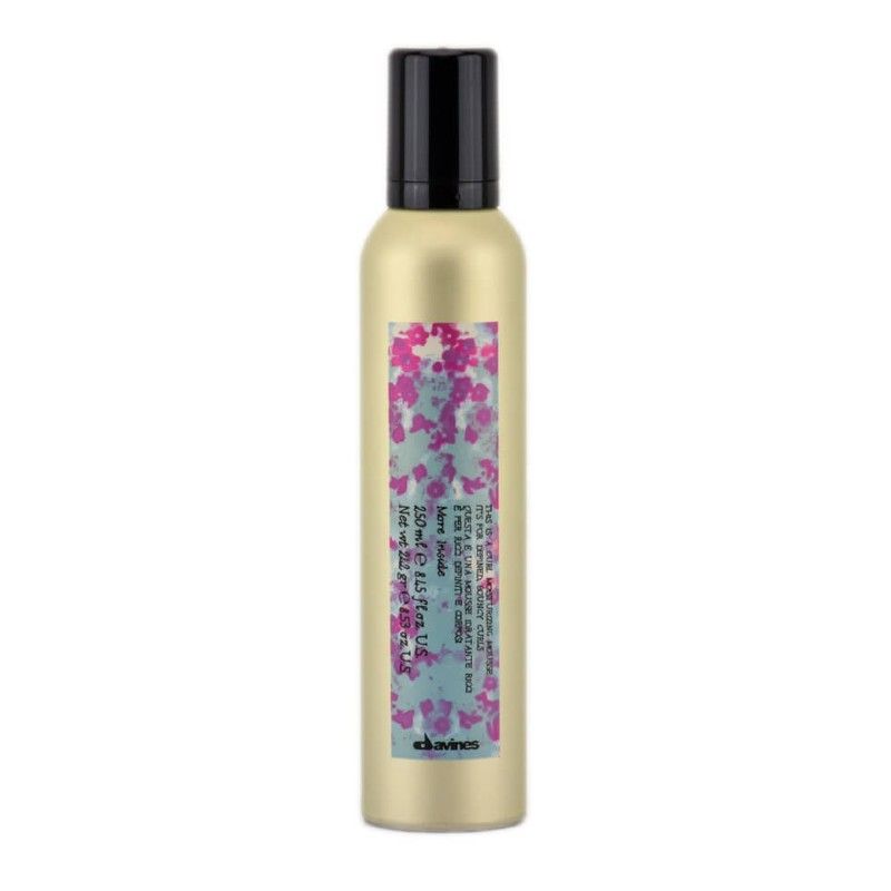 Davines More Inside Curl Moisturizing Mousse - 250 ml -  ideaal voor een look met volle veerkrachtige krullen